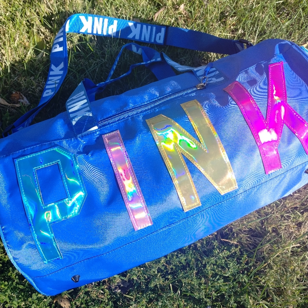 NEW *Pink* Sports Gym Duffle Sky Blue